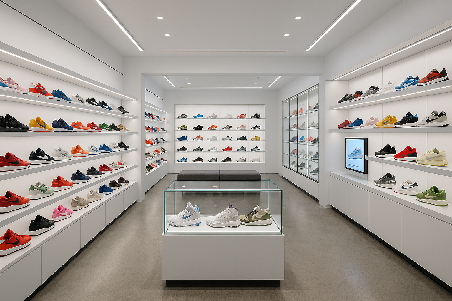 A retail store for sneakers 